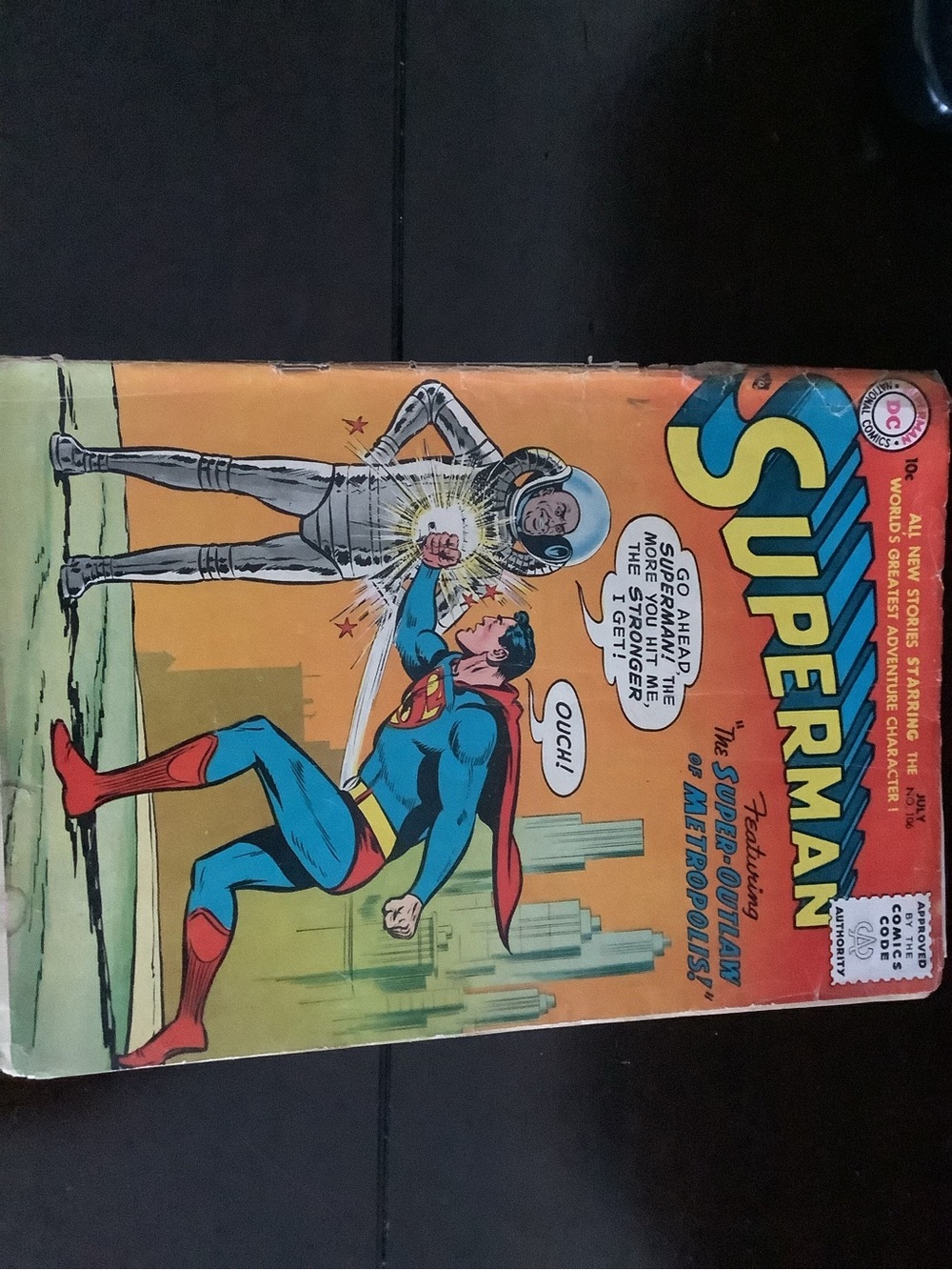 Superman #106 (DC Comics July 1956) GD-VG 3.0